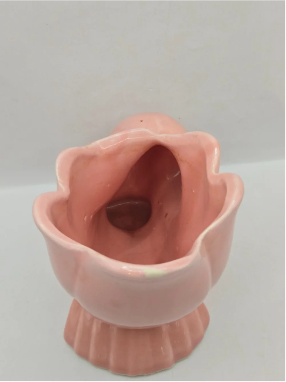 Mauve Seashell Planter, McCoy Pottery USA, MCM, Midcentury, Shell Pot Vintage